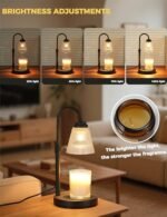 Candle Warmer Lamp with Timer Dimmer, Birthday Gifts for Mom Women Friend Sister, House Warming Gifts, Wax Melt Warmer, Office Apartment Dorm Room Home Decor - Image 2