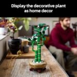 LEGO Botanicals Lucky Bamboo Building Set - Artificial Plant for Indoor Home Décor, Adults Ages 18+ - Gift for Valentines Day for Him - Fake Plant Decoration for Table, Desk, Office - 10344 - Image 3