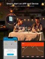 Govee Bluetooth Meat Thermometer, Wireless Meat Thermometer for Smoker Oven, Digital Grill Thermometer with 2 Probes, Timer Mode, Smart LCD Backlight BBQ Thermometer for Cooking Turkey Fish Beef - Image 4