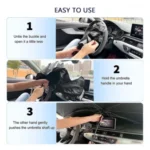 Car Windshield Sun Shade with Heat Insulation and UV Protection – Foldable Auto Sun Shield Cover - Image 9