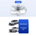 Car Windshield Sun Shade with Heat Insulation and UV Protection – Foldable Auto Sun Shield Cover - Image 11