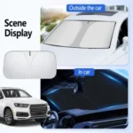 Car Windshield Sun Shade with Heat Insulation and UV Protection – Foldable Auto Sun Shield Cover - Image 5